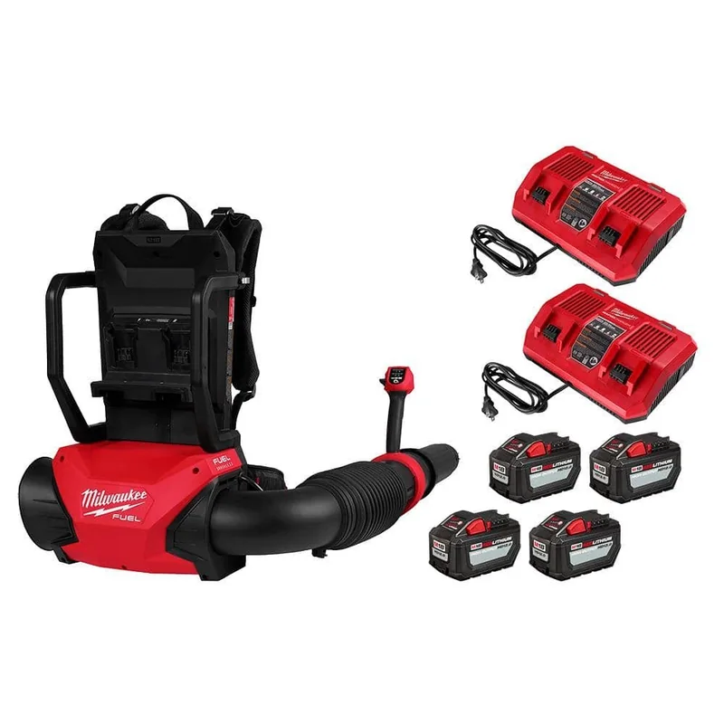 Milwaukee 3009-24HD — Backpack Blower Kit with Four 12Ah Batteries — product photograph