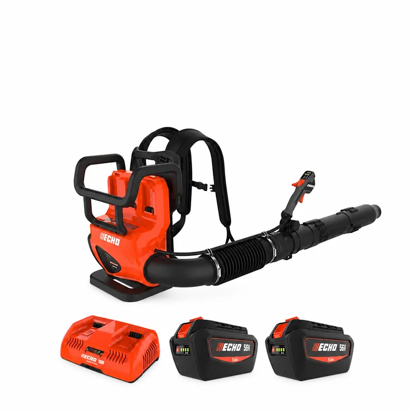 ECHO DPB-5800TD2-2 — 795 CFM Backpack Blower with Two 5Ah Batteries — product photograph