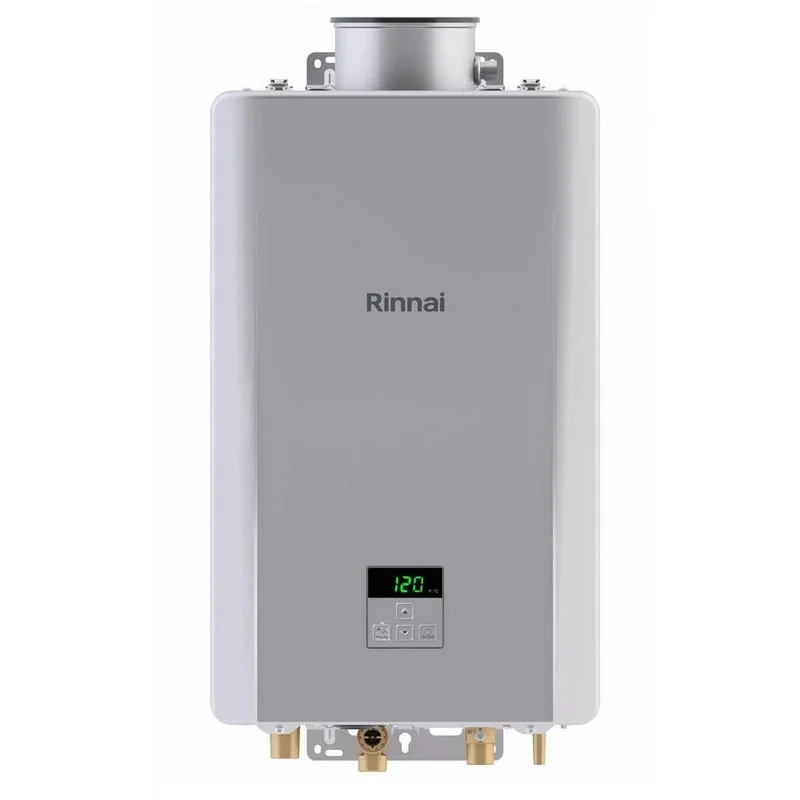 Rinnai RE Series — 180 MBH Indoor Natural Gas Tankless Water Heater — product photograph